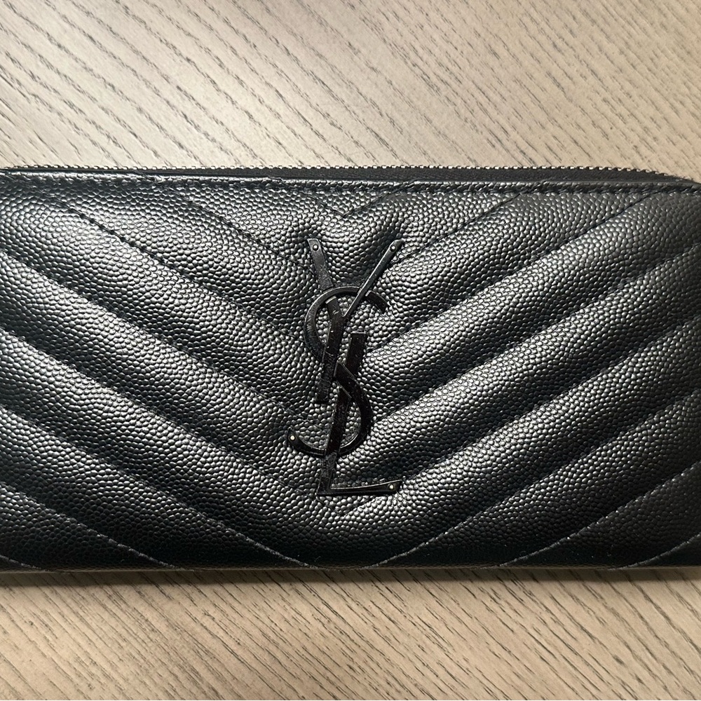 Yves Saint Laurent Black Wallet